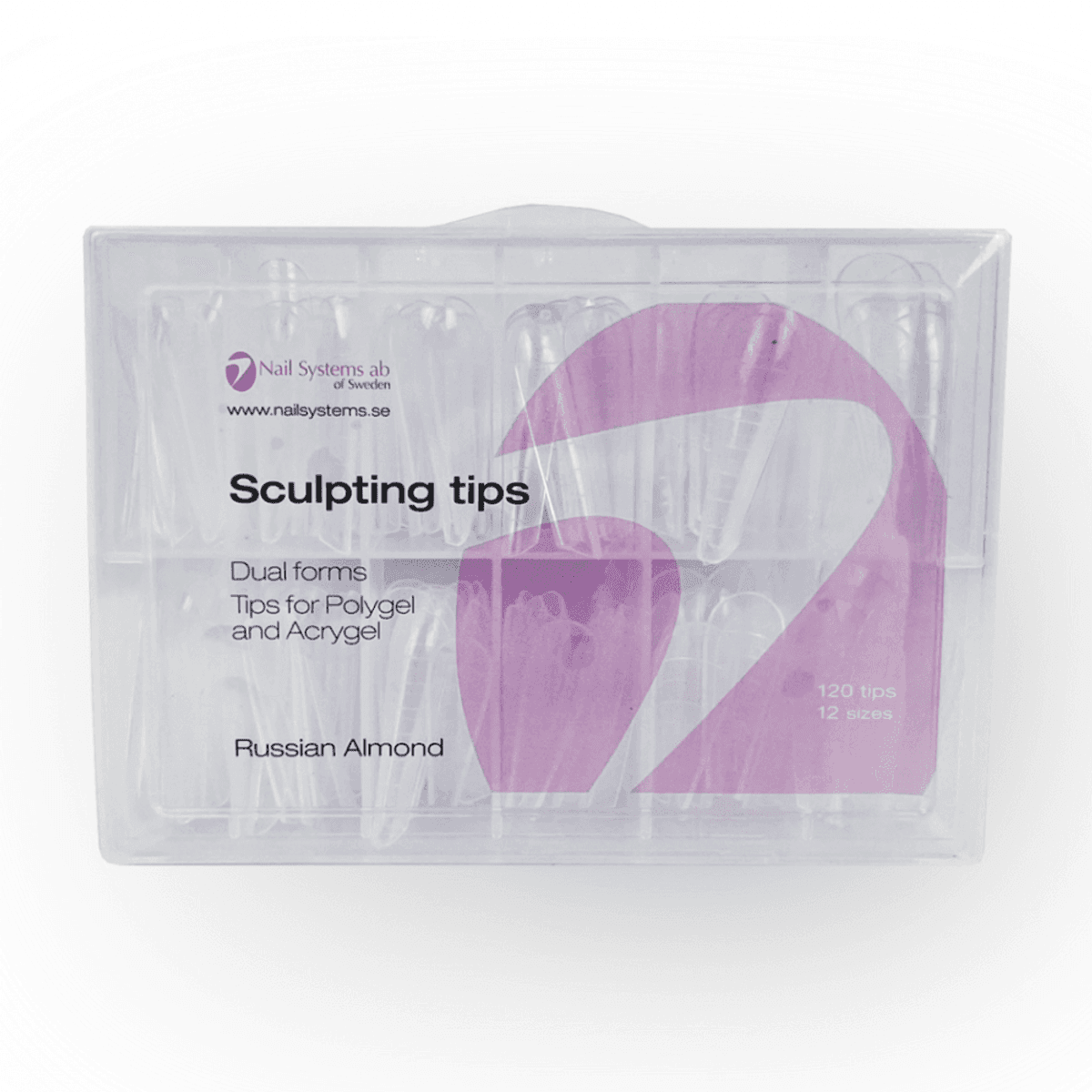 SCULPTING TIPS, Dual Form Tips, Russian Almond