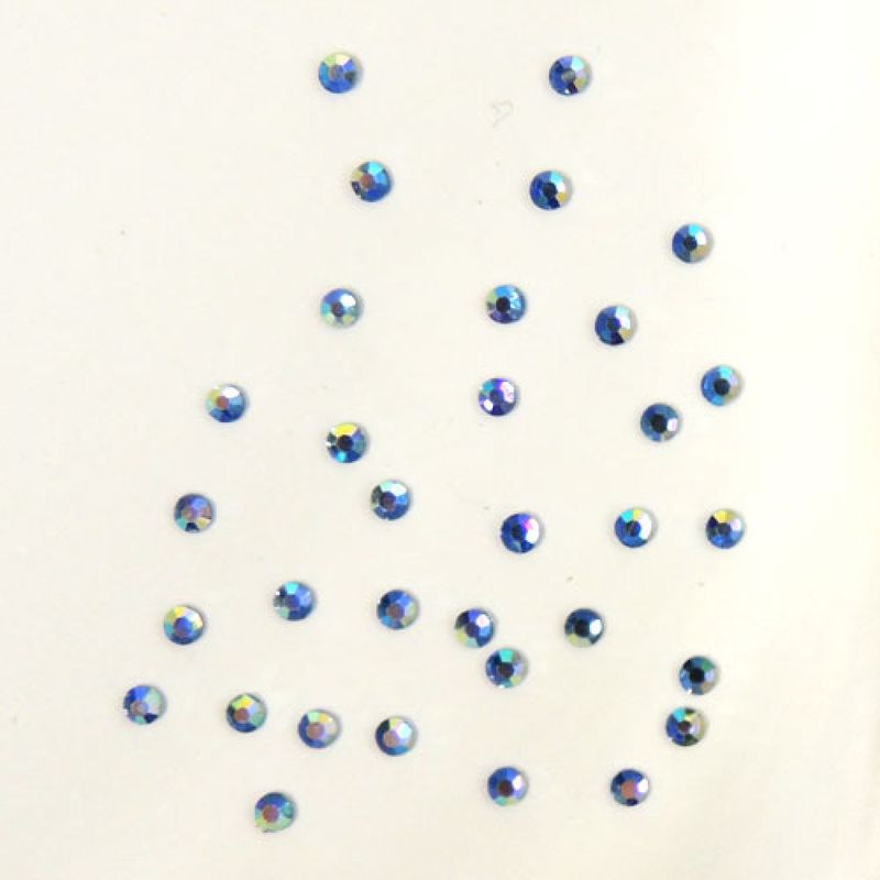 Rhinestone. Light Sapphire, 48stk