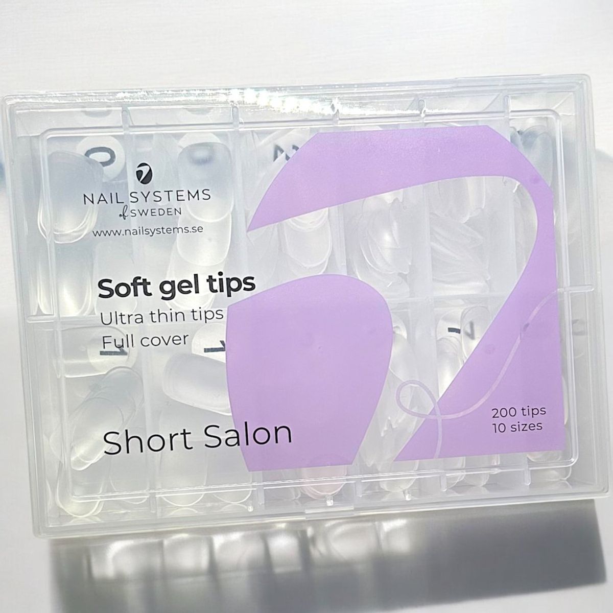 Nail Systems ab. Soft Gel Tips, Short Salon